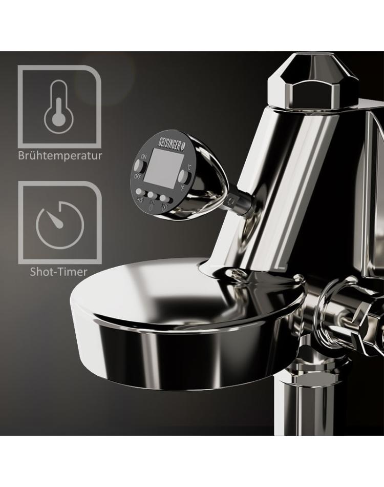 Brühgruppenthermometer mit Shot-Timer für E61 Espressomaschinen